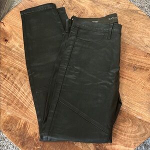 Banana Republic Dark Coated Pants